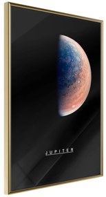 Artgeist Plagát - Jupiter [Poster] Veľkosť: 40x60, Verzia: Zlatý rám