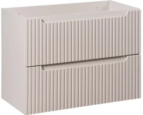 Koupelnová sestava Nova Cashmere 80 cm s umyvadlem, deskou a skříňkami kašmírová