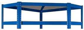 Rohový skladový regál 180/90/40cm Malatec