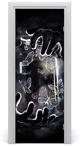 Samolepiace fototapety na dvere Motýle w zloÏky 85x205 cm