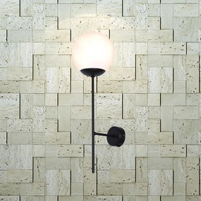 Nástenné svietidlo Savoy Čierna/Biela/Kovové K-4926 K1