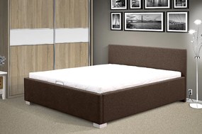 Nabytekmorava Moderná posteľ s čelami Fanny HIT s MOT otváraním ÚP 120x200 cm Farba: Savana hnedá