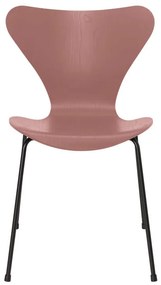 Fritz Hansen Stolička Series 7, wild rose / black