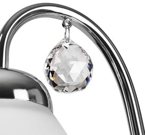 Nástenná lampa MIRANDA 1xE27/60W/230V lesklý chróm