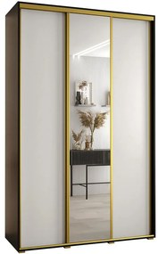 Skriňa 45 Canaris 3 170 čierna/biela/gold