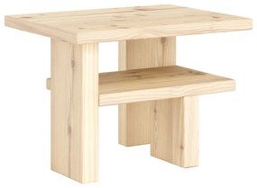 Odkladací stolík z borovicového dreva 34x45 cm Japan – Karup Design