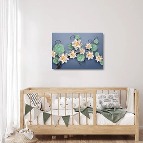Sklenený obraz lekien (70x50 cm)