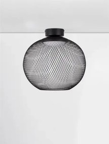 LED čierne moderné stropné svietidlo Kinetic 40
