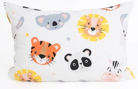 Bavlnená obliečka na vankúš Renforcé 50 × 70 cm – Zvieratká v Zoo
