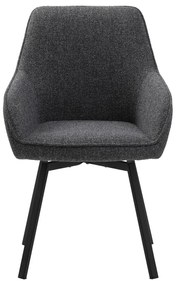 Sivá jedálenská stolička Alma – Unique Furniture
