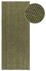 Khaki jutový behúň 80x200 cm Bouclé – Hanse Home