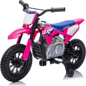 Elektrická motorka HONDA CFR450R ružová