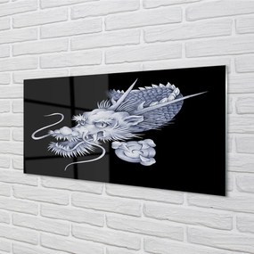 Nástenný panel  japonský drak 140x70 cm