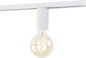 Zásuvka E27 so závesom na koľajnicu pre 1-fázovú koľajnicu biela - Jeana