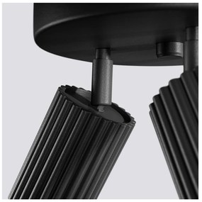 Čierne bodové svietidlo Gleam – Sollux