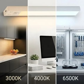 SADA 2x nabíjateľné LED osvetlenie nábytku so senzorom VIRO LED/1 W/800 mAh/20 cm/CCT biela