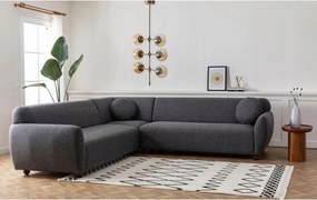 Rohová sedačka Edoletta 2 (tmavosivá)