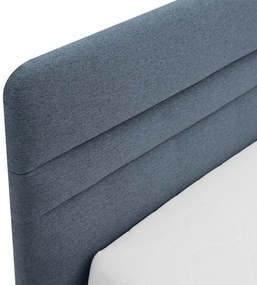 Koska čalúnená posteľ FINES 180x200 pneu modrá