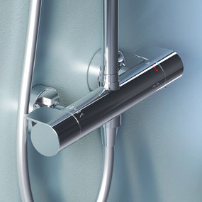 Sprchový systém AM.PM X-Joy F07XA400 s termostatickou sprchovou batériou, chróm