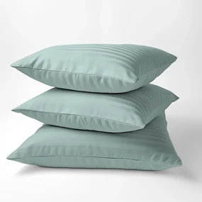 Obliečka na vankúš Damašek Mätový 40x40 cm – elegantná textúra, svieža farba, zipsové zapínanie