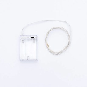 DECOLED Svetelná reťaz LED na batérie, ružová, 20 LED diód, 2,3 m