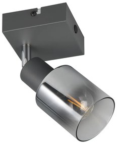 Antracitové bodové svietidlo ø 7 cm Cadiz – Trio