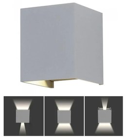 LED Vonkajšie nástenné svietidlo LED/5W/230V 3000K IP65 šedá