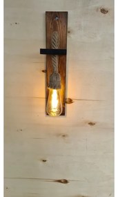 Nástenné svietidlo AHSAP 1xE27/40W/230V borovica orech