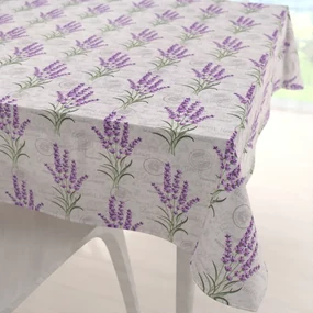 Biante Dekoračný štvorcový obrus PML-033 Provence levandule 80x80 cm