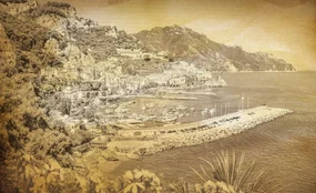 Fototapeta - Mesto Vintage (152,5x104 cm)