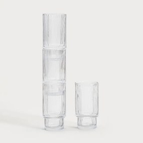 Sada štyroch pohárov LYNNASO priesvitná 762116 300 ml (4 ks)