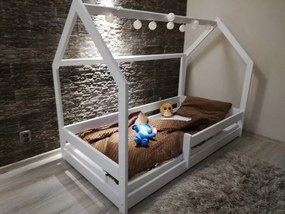Raj posteli Detska posteľ domček D8 ZWN - 200  DMJ