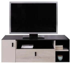 TV stolík Planet Pl10 čierna/Dub/béžová