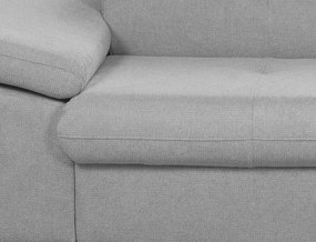 Trojsedák Gisele, svetlo šedá látka