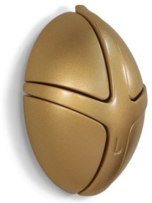 Nástenný plastový háčik v zlatej farbe Tick – Spinder Design