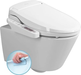 Sapho Sapho, AVVA závesné WC s elektronickým bidetom BLOOMING EKO PLUS, NB-1160D-3