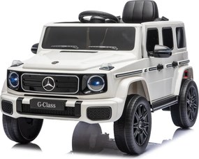 LEAN CARS Akumulátorové vozidlo Mercedes G 4x4 24 V 2580, biele