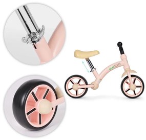Detské odrážadlo -  bicykel ECOTOYS ružová