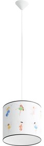 Sollux SL.1416 - Detský luster na lanku FAIRY 1xE27/15W/230V pr. 30 cm