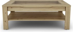 Konferenčný stolík so zásuvkou Roman, dub artisan