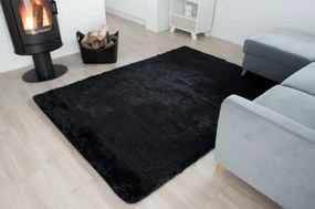 Koberec SILK čierny
