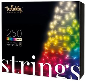 Twinkly TWS250SPP-TEU - LED RGBW Vonkajšia vianočná reťaz 250xLED 23,5m IP44 Wi-Fi
