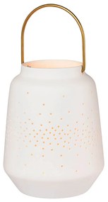 Räder Biela porcelánová LAMPA veľ. M (14 cm)