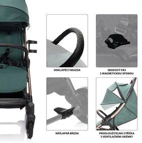 Kočík ZOPA Quiq 2 - granit grey