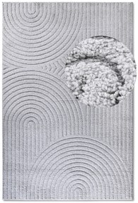 ELLE Decoration, Kusový koberec New York 106205 Light Grey, 120x170, šedá, obývacia izba