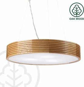 Brilagi - LED luster na lanku CARVALHO MODERN 3xE27/60W/230V dub pr. 47,5 cm