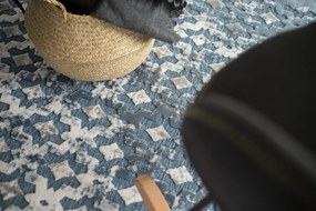 Koberec AKRYL YAZZ 7006 ORIENT, modrý