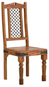 furniture-nabytek.cz - Sada 2 masívnych stoličiek Merlin I z palisandru, lakovaných, hnedých