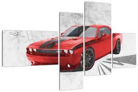 Dodge Challenger - obraz autá