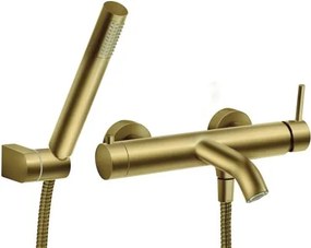 Vaňová batéria Novaservis Ferro Ciriculus s vaňovým setom brúsené zlato BCK11BG